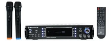 Rockville RPA70WBT 1000w 2 Channel Rack DJ Amplifier/Mixer/w/ Bluetooth/USB+Mics