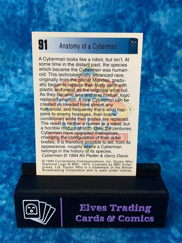 Doctor Who Series One 1 SINGLE Non-Sport Trading Card by Cornerstone 1994 - Picture 170 of 208