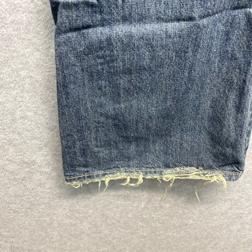 Pantalones de mezclilla acampanados Abercrombie & Fitch talla 2 algodón envejecido vintage holgados nuevos - Imagen 8 de 15