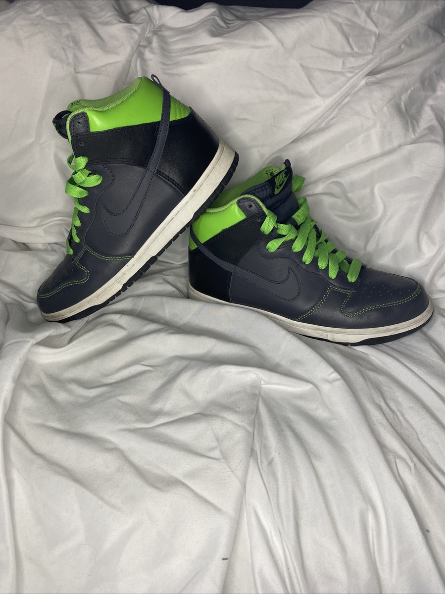 Nike Dunk High Anthracite/Mn Green (317982-031) Shoes Mens Size 7.5US | eBay