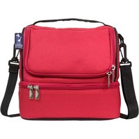 Wildkin Cardinal Red Double Decker Lunch Bag , New, Free Shipping on sale Wildkin Cardinal Red Double Decker Lunch Bag , New, Free Shipping on sale