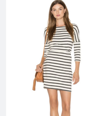 casual jersey knit dresses Cupcakes and Cashmere Women's Size S Striped Everest Jersey Knit Dress  Casual