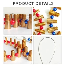 Nut and Bolt Thread Size Checker with 12 Inch & 14 Metric Thread Identifier