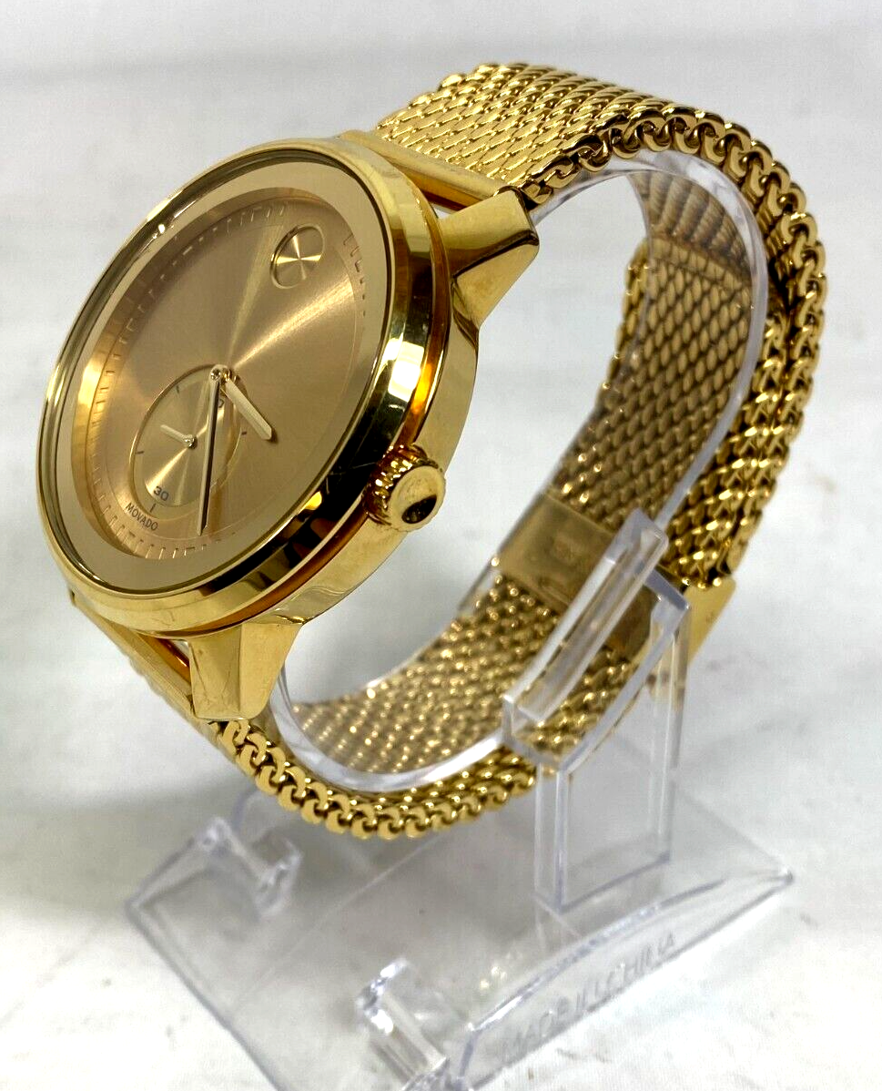 Movado Bold MB.01.1.34.6563 Swiss Quartz Gold Tone Stainless  display picture 2