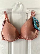 NEW Vanity Fair Ego Boost Bra Convertible Push Up 34C Peach 2131101 NWT