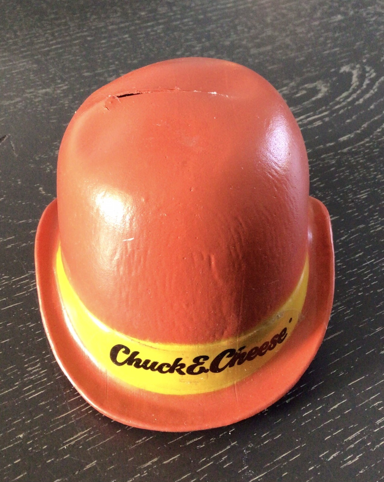 RARE Vintage 1980’s Chuck E. Cheese Collectible Derby Hat Prize Bank
