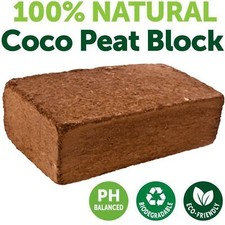 ??100% Natural Coconut Fibre Coco Peat Brick Coir Grow Growing Media Substrate 