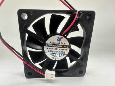 1 pcs XFAN RDH6015S1 6015 12V 0.17A 6CM 60 * 15mm Silent Fan