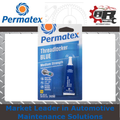 Permatex - M Stärke Gewindesicherung Blau - Gewinde Schloss - 6ml #24200