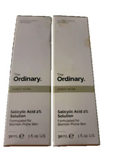 2 pack The Ordinary Salicylic Acid 2 Exfoliating Blemish Solution 1oz