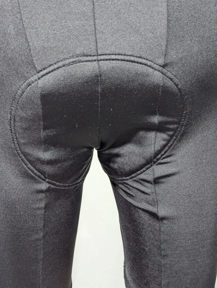 Pantalones Cortos de Ciclismo Louis Garneau Para Mujer Pequeños Negros 78126 Compresión Elástico Acolchado Foto 4 de 4