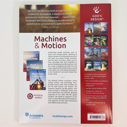 God's Design for Physical World Set, 2 Books (Heat & Energy, Machines & Motion) - Picture 4 of 12