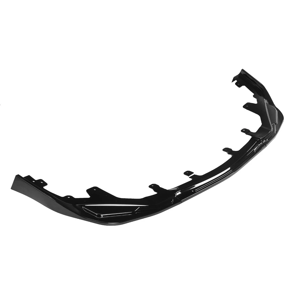 Cuerpo de alerón labial de parachoques delantero negro 3 piezas para LEXUS GS350 GS450H F-Sport 16-20 Foto 4 de 4
