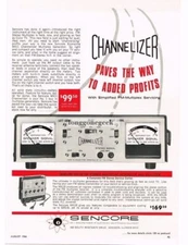 1966 Sencore MX11 Channelizer Multiplex Generato Radio Hi-Fi Service Vintage Ad