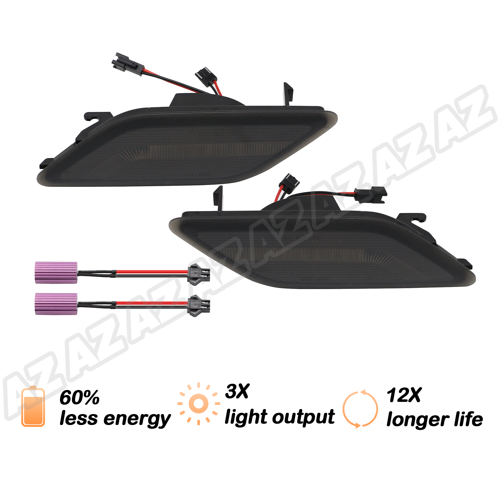 LED Side Marker Light For Mercedes Benz W212 EClass 4D 5D E350 E400