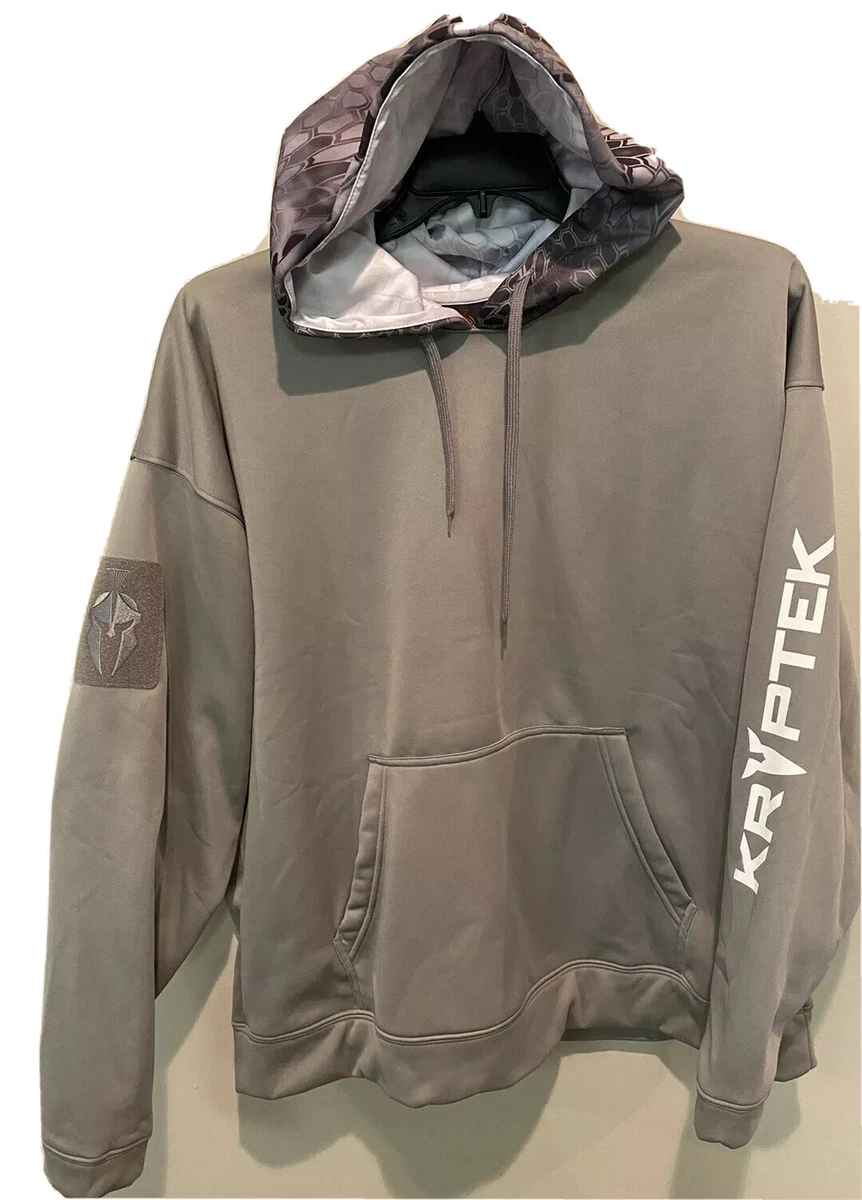 Kryptek Triad Light Grey Hoodie -New with Tags -Men's XL