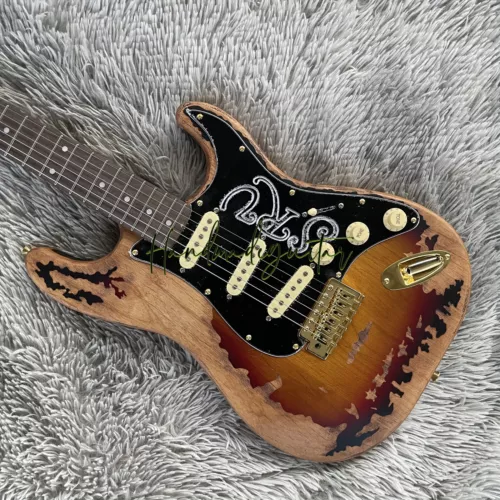 Stevie Ray Vaughan SRV Tribute Guitar - Relic /Maple Neck/Rosewood Fretboard