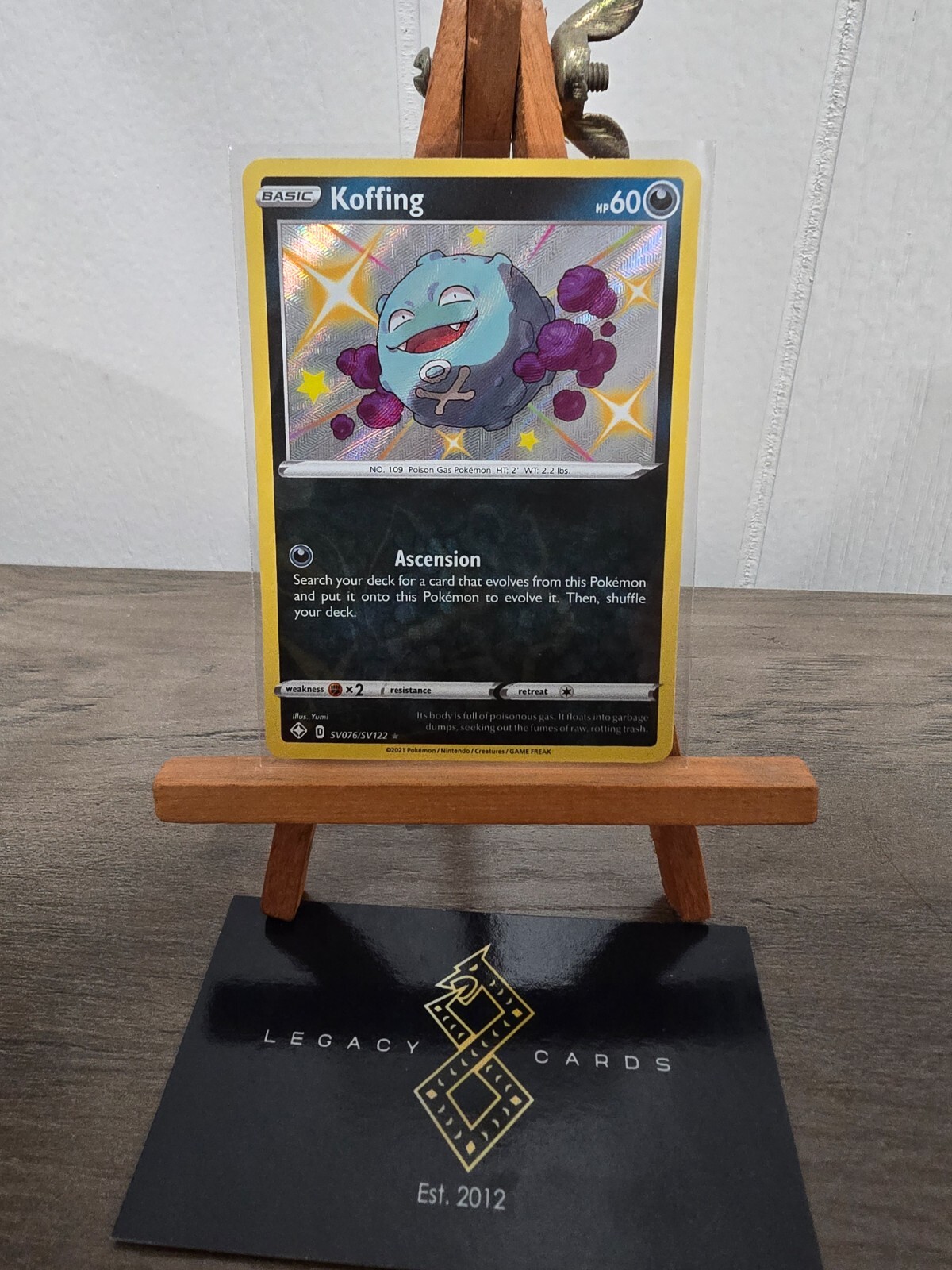 Koffing SV076/SV122  - Pokémon TCG (NM) Shiny
