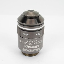 OLYMPUS UPLANAPO 100X/1.35 OIL C2 MICROSCOPE OBJECTIVE W/ 0.5-1.35 IRIS FOR BX