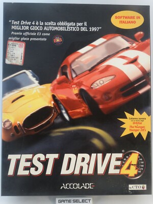 TEST DRIVE 4 PC Computerspiel Big Box Edition Nur Karton & Handbücher
