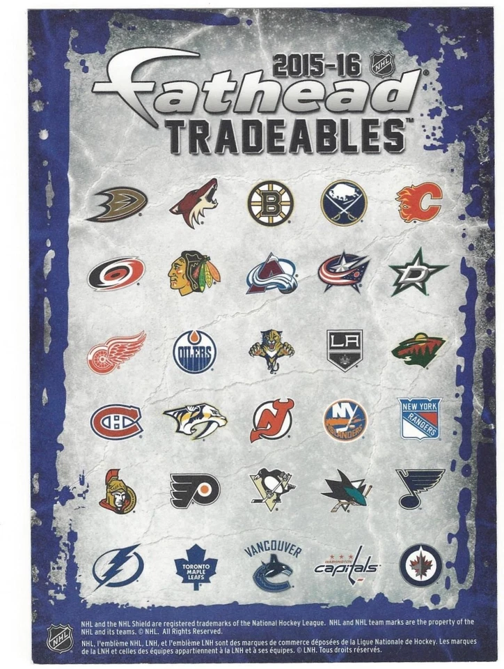 JAMES NEAL FATHEAD INTERCAMBIABLES NASHVILLE PREDATORS LOGOTIPO CALCOMANÍA PEGATINA 2016-17 #32 Foto 2 de 4