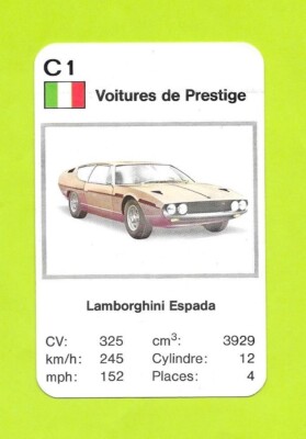 Karte Nr. C1 - Lamborghini Espada