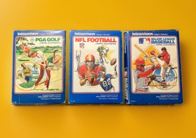 Jeu Intellivision Major League Baseball – Boîte Complète CIB, Testé Et Fonctionne
