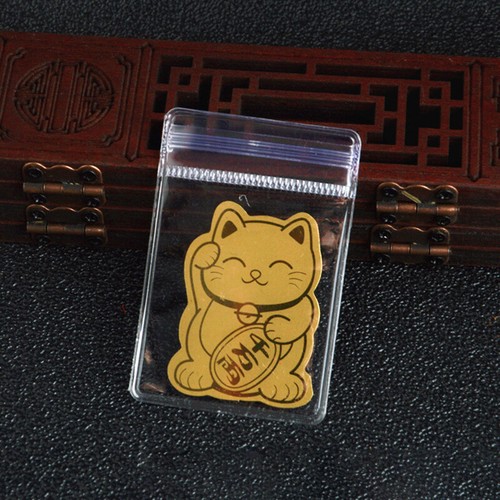 5Pcs Gold Foil Lucky Cat Mobile Phone Decoration Sticker New Year Phone Patch - 第 8/8 張圖片