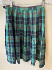 Laird Portch Kilt Women  s Wool vintage Tartan Green Blue Red 26  x 24  Long