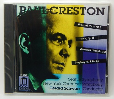 Paul Creston: Orchestral Works, Vol. 2 / Schwarz [BMG] NEW CD (Jul-1994, Delos)