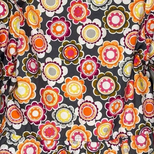 Hanna Andersson Jacket Girl 10 140 Gray Multicolor Floral Flower Colorful Casual - Picture 5 of 8