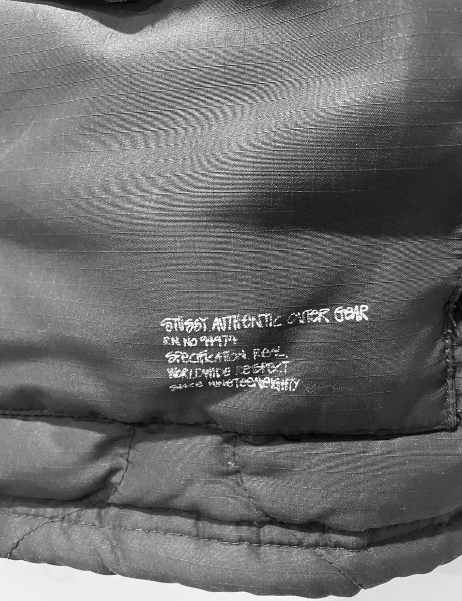 Vintage Stussy RARE Outer Gear RN No 94974 Puffer Jacket Vintage Stussy RARE Outer Gear RN No 94974 Puffer Jacket