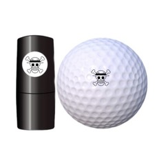 Golfball Stamp Jolly Roger One Piece Permanent Ink Waterproof USA
