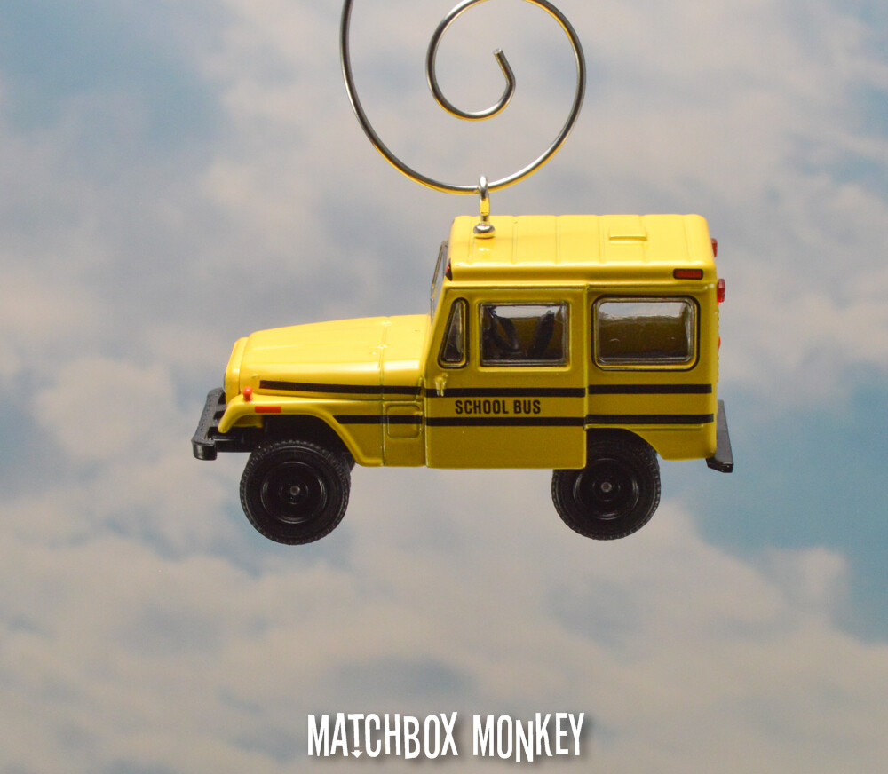 1975 Jeep DJ-5 Yellow Short Small School Bus Custom Christmas