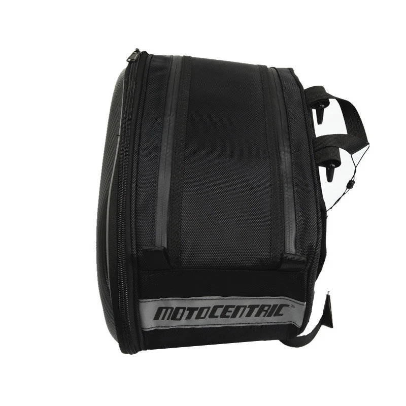 1 par de bolsa de sillín para motocicleta casco lateral alforja equipaje cubierta de lluvia Foto 4 de 4