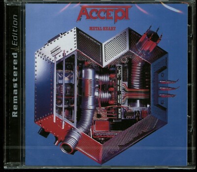 Accept Metal Heart Cd new German remaster BMG 74321 93213 2