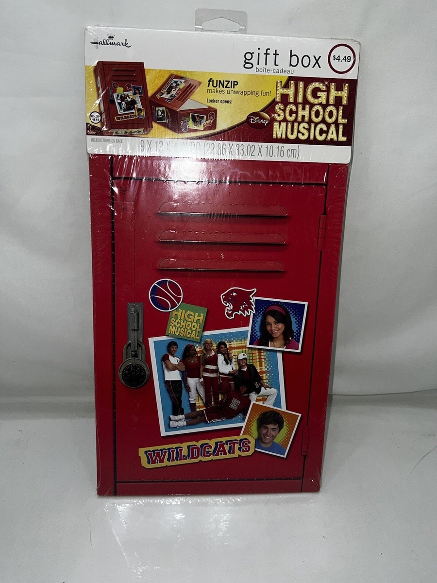 Hallmark High School Musical Gift Box Disney Wildcats Locker Zac