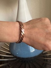 Heavy Pure Copper Magnetic Bracelet Bangle Men Women Balance Energy Power Joy RX