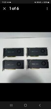 Lot of 4 NVIDIA Quadro 4000 2GB GDDR5 Graphics Card High Profile