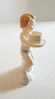 Vintage ANGEL CHERUB Candle Holder Statute Figure Japan Christian 7" Ceramic  — photo 2
