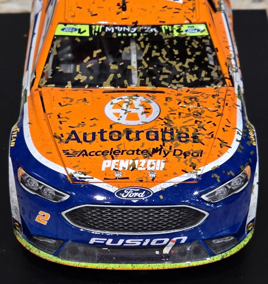 2018 #2 Brad Keselowski AutoTrader Las Vegas Playoff Race Win 1:24 Diecast ARC Foto 3 de 4