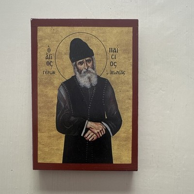 Saint Paisios of the Holy Mountains Athos Greek Orthodox Icon