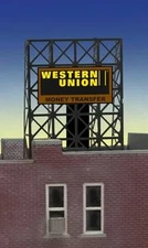 Miller Engineering 338940 N/Z Western Union Animated Rooftop Billboard Small