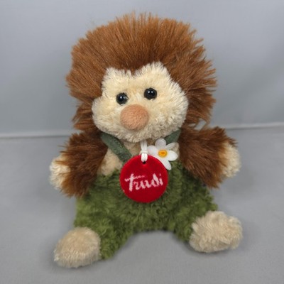SELTEN Trudi Spa Italien - Igel - kleines Plüschtier Kuscheltier 6 Zoll Beanie Teddy Bussi Rarität