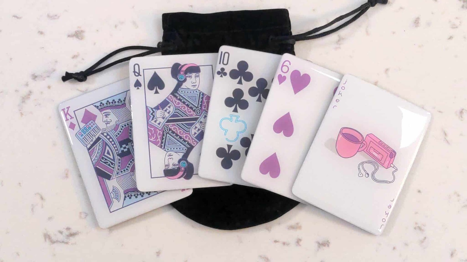 X-Decks Lofi & Face Playing P1Packet Cards Cardistry Trainers by @p1customs