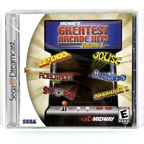 Midway's Greatest Arcade Hits: Volume 1 Sega Dreamcast 2000 NEW SEALED