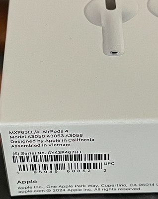 Genuine Apple AirPods 4 Wireless Earbuds Bluetooth Earphones