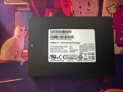 Samsung SM863a 1.92TB 2.5in SATA Enterprise SSD MZ-7KM1T9N