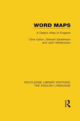 Word Maps: A Dialect Atlas of English by Upton, Clive Book The Fast Free