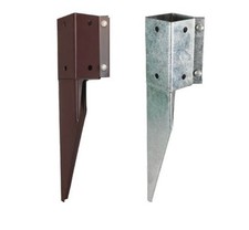 PerryPost No. 4703 Bolt Grip Fence Post Repair Spike - Brown or Galvanised